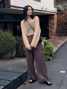 RIVE DROITE officialさん（レディース・163cm）の春コーディネート