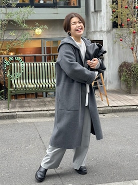 「新星WEARISTAにエントリー」｜RIVE DROITE officialさん（レディース・161cm）の冬コーディネート