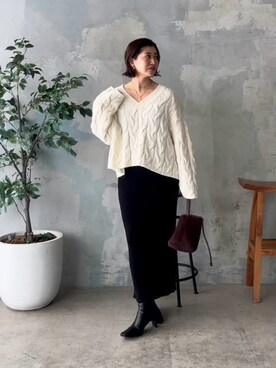 RIVE DROITE officialさん（レディース・165cm）の秋コーディネート