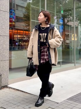 RIVE DROITE officialさん（骨格ナチュラル・レディース・160cm）の秋コーディネート
