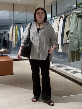 「RIVE DROITE（リヴドロワ）のアイテム（バッグ）」を使った、RIVE DROITE officialさん（レディース・153cm）の春コーディネート