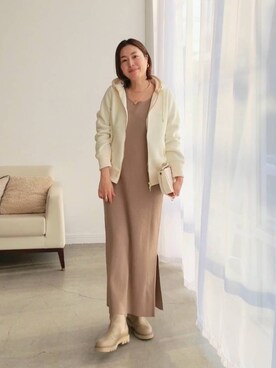 RIVE DROITE officialさん（レディース・160cm）の冬コーディネート