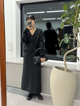 「RIVE DROITE（リヴドロワ）の【収納力抜群】2wayハンドルバッグ（ハンドバッグ）」を使った、RIVE DROITE officialさん（レディース・158cm）の秋コーディネート