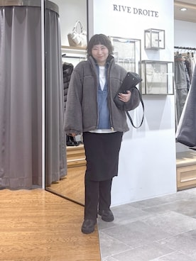 「アイテム（ブレスレット）」を使った、RIVE DROITE officialさん（レディース・158cm）の秋コーディネート