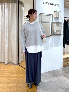 RIVE DROITE officialさん(レディース・158cm)の冬コーディネート