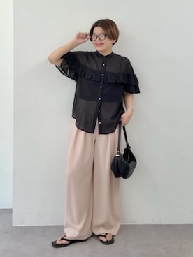 RIVE DROITE officialさん（レディース・161cm）の夏コーディネート