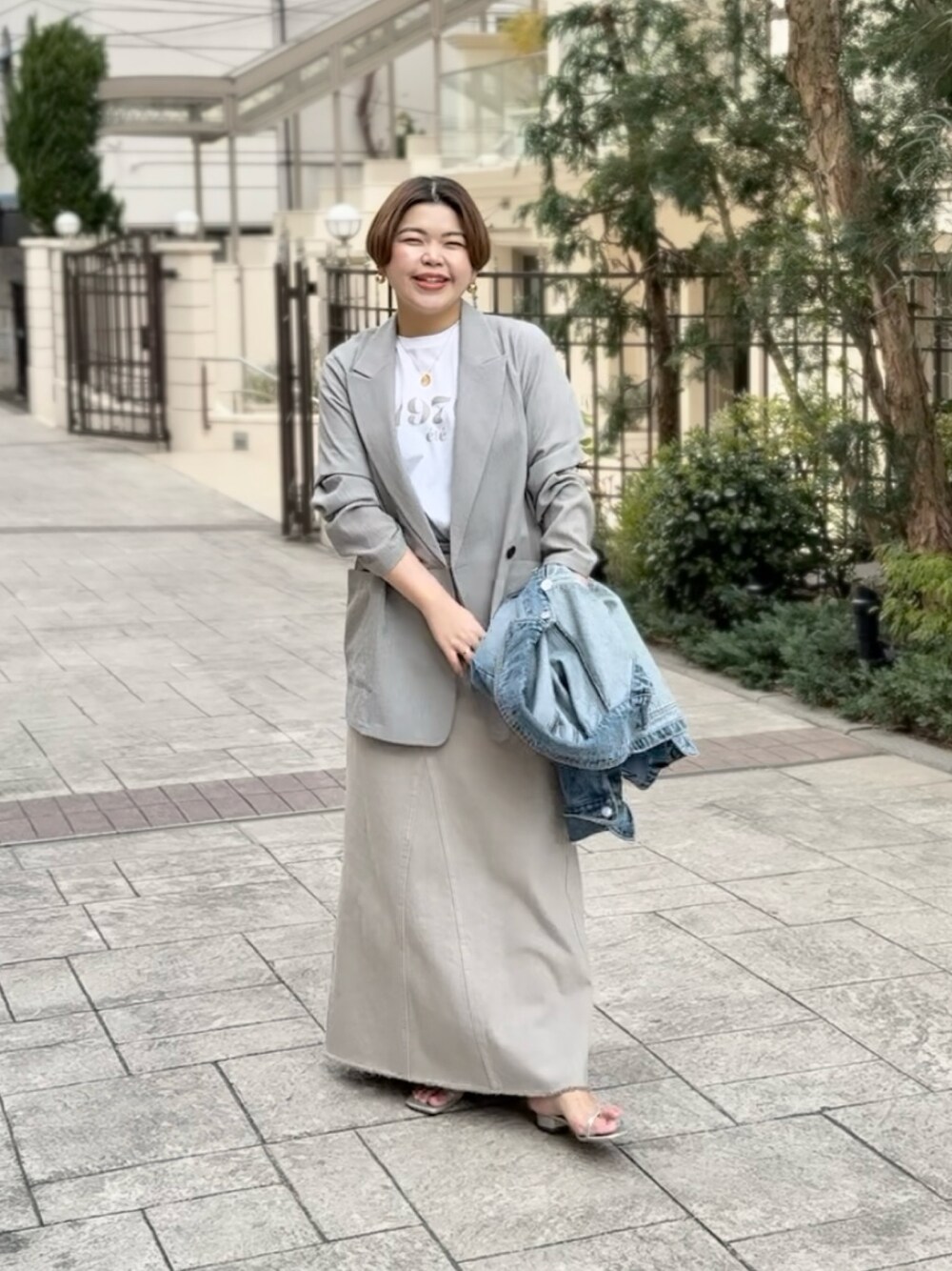 RIVE DROITE（リヴドロワ）の「【MONN.:.(モン)】LOOSE DENIM SKIRT 