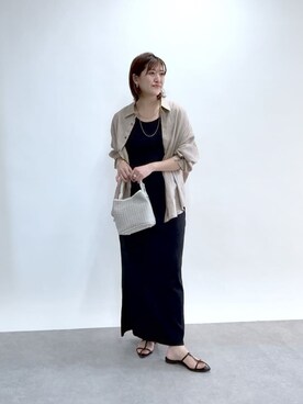 「タンクワンピース」｜RIVE DROITE officialさん（レディース・165cm）の冬コーディネート