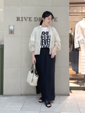 RIVE DROITE officialさん(レディース・161cm)の夏コーディネート