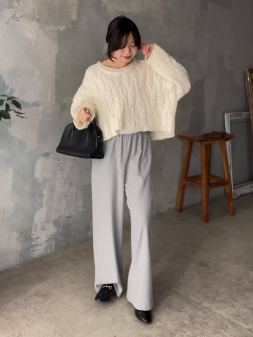 予約【やわらかな肌触り】シルクカシミヤブレンドボートT