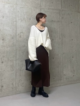 RIVE DROITE officialさん(レディース・163cm)の冬コーディネート