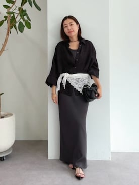 RIVE DROITE officialさん（レディース・160cm）の夏コーディネート