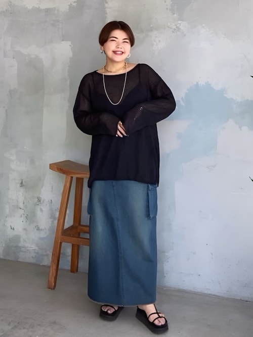 新品 RIVE DROITE ペーパールーズニット（ルーズな着心地