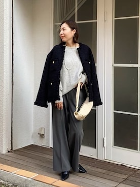 RIVE DROITE officialさん（レディース・160cm）の冬コーディネート