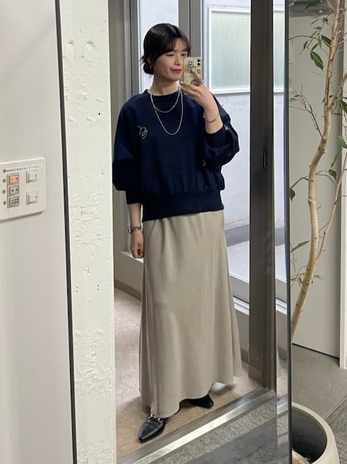 tシャツ 「遊び心」マルチ刺繍スウェット レディース セール】【遊び心◎】マルチ刺繍スウェット（Tシャツ/カットソー
