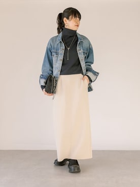 RIVE DROITE officialさん(レディース・163cm)の冬コーディネート