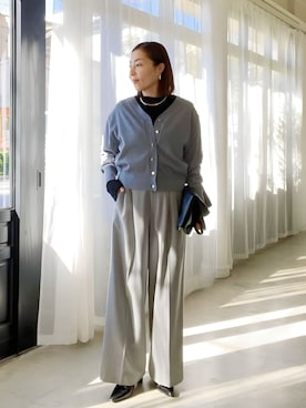 「新星WEARISTAにエントリー」｜RIVE DROITE officialさん（レディース・160cm）の冬コーディネート