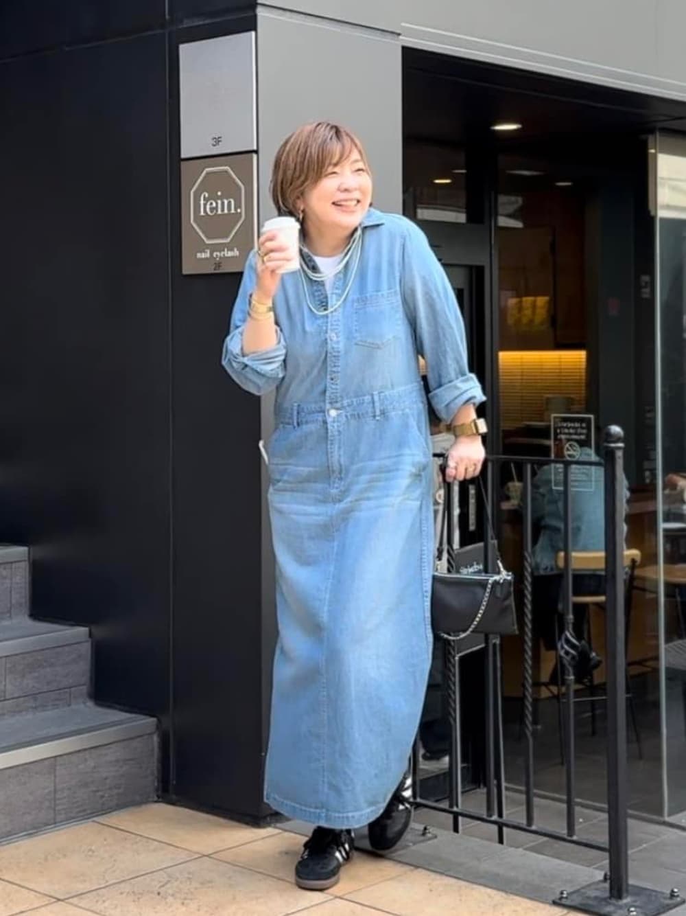 MONN×Yoshiiiiii】デニムシャツワンピースを使った人気ファッション 