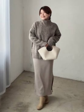 「RIVE DROITE（リヴドロワ）のアイテム（ブーツ）」を使った、RIVE DROITE officialさん（骨格ウェーブ・レディース・161cm）の秋コーディネート