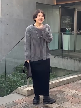 RIVE DROITE officialさん(レディース・161cm)の冬コーディネート