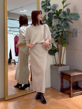 RIVE DROITE officialさん（レディース・170cm）の冬コーディネート