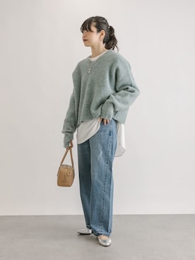 RIVE DROITE officialさん（レディース・163cm）の冬コーディネート