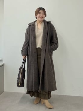 「スカートコーデ」｜RIVE DROITE officialさん（レディース・161cm）の冬コーディネート