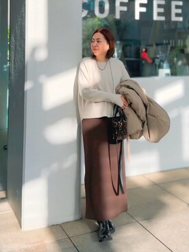 RIVE DROITE officialさん（レディース・160cm）の冬コーディネート
