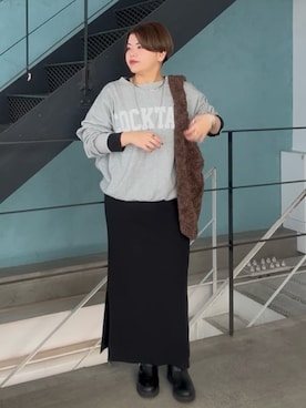 RIVE DROITE officialさん(レディース・161cm)の冬コーディネート