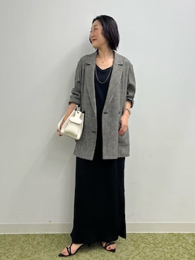 「RIVE DROITE（リヴドロワ）のアイテム」を使った、RIVE DROITE officialさん（レディース・159cm）の冬コーディネート