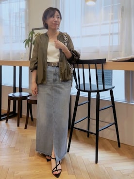 「レオパード柄」｜RIVE DROITE officialさん（レディース・155cm）の春コーディネート