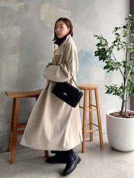 RIVE DROITE officialさん（レディース・160cm）の冬コーディネート