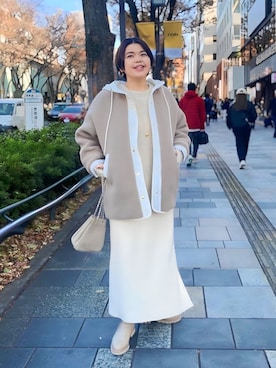 RIVE DROITE officialさん（レディース・161cm）の冬コーディネート