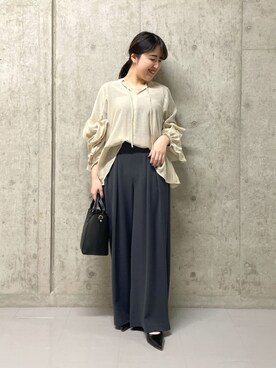 RIVE DROITE officialさん（レディース・161cm）の春コーディネート