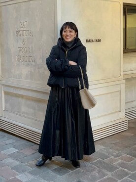 「新星WEARISTAにエントリー」｜RIVE DROITE officialさん（レディース・159cm）の冬コーディネート