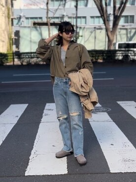 RIVE DROITE officialさん（レディース・163cm）の冬コーディネート