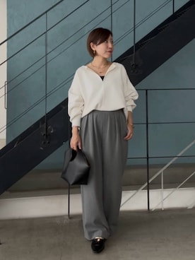 「アイテム（チョーカー）」を使った、RIVE DROITE officialさん（レディース・155cm）の秋コーディネート