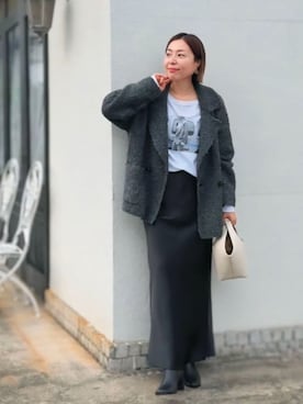 「RIVE DROITE（リヴドロワ）のアイテム（ブーツ）」を使った、RIVE DROITE officialさん（骨格ウェーブ・レディース・161cm）の秋コーディネート