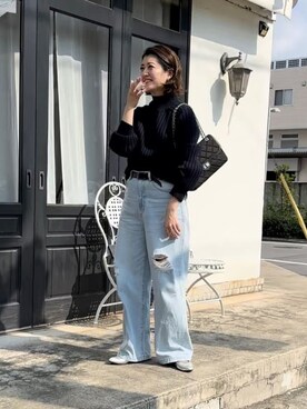 RIVE DROITE officialさん（レディース・164cm）の冬コーディネート