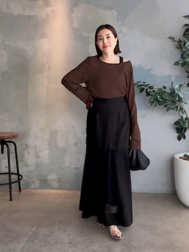 RIVE DROITE officialさん（レディース・160cm）の春コーディネート