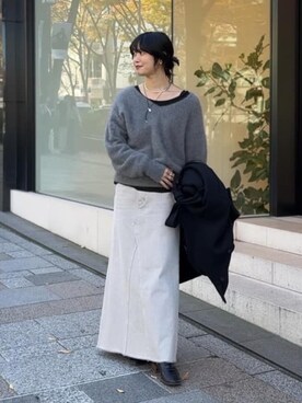 RIVE DROITE officialさん(レディース・163cm)の冬コーディネート