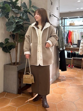 RIVE DROITE officialさん（レディース・155cm）の冬コーディネート