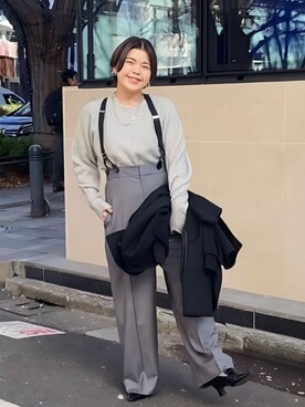 RIVE DROITE officialさん（レディース・161cm）の冬コーディネート
