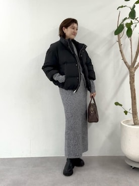 「RIVE DROITE（リヴドロワ）のアイテム（ブーツ）」を使った、RIVE DROITE officialさん（骨格ウェーブ・レディース・165cm）の秋コーディネート