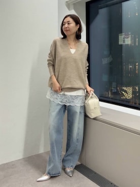 RIVE DROITE officialさん(レディース・160cm)の冬コーディネート