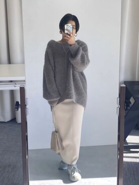 RIVE DROITE officialさん（レディース・161cm）の冬コーディネート