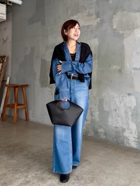 「RIVE DROITE（リヴドロワ）のアイテム（ブーツ）」を使った、RIVE DROITE officialさん（骨格ウェーブ・レディース・161cm）の秋コーディネート