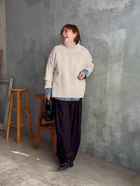 RIVE DROITE officialさん（レディース・165cm）の冬コーディネート