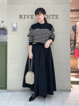 RIVE DROITE officialさん（レディース・161cm）の秋コーディネート