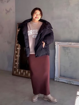 RIVE DROITE officialさん（レディース・161cm）の冬コーディネート